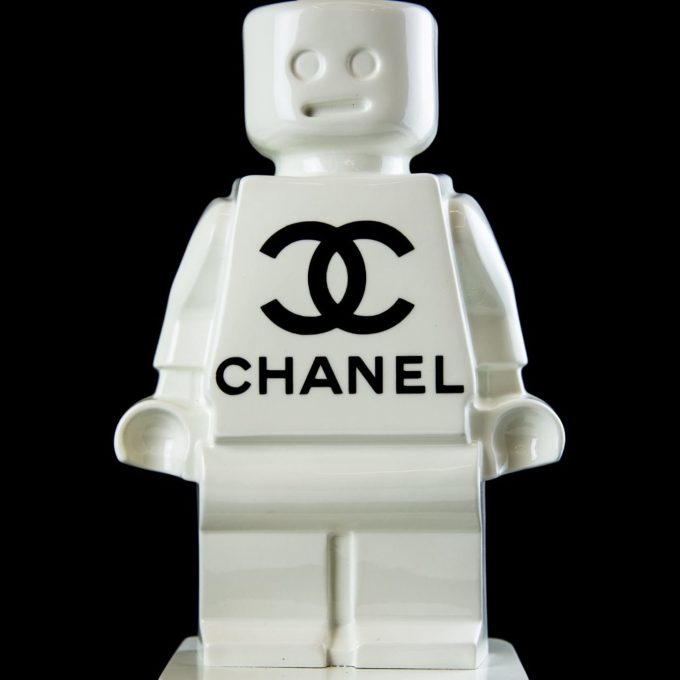 Alter Ego Oscar White Print