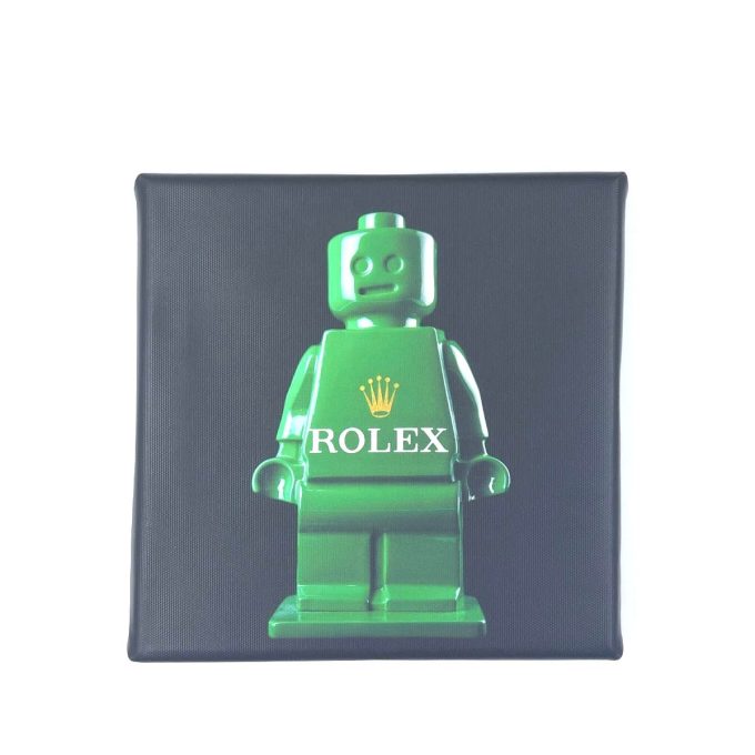 Alter Ego Square Canvas Green