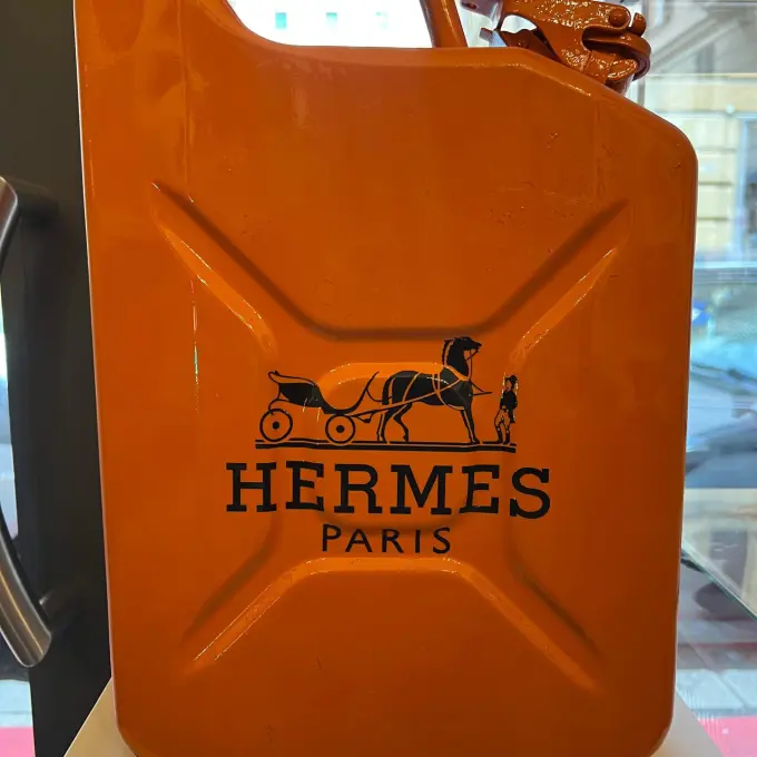 Alter Ego Metal Bag Orange