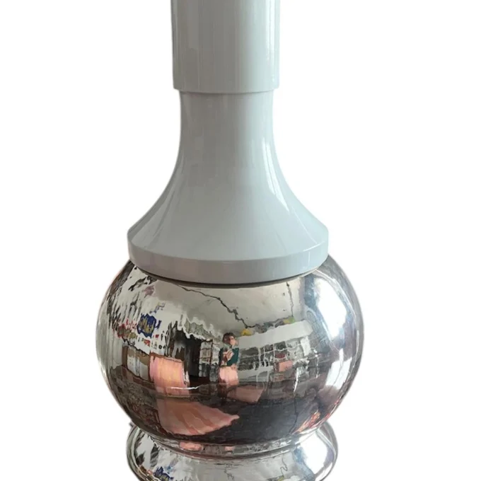 Alter Ego Big Fiaschetto - Small Glacette White & Silver